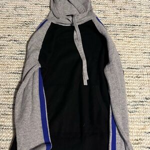 Aqua Gray Cashmere Hoodie